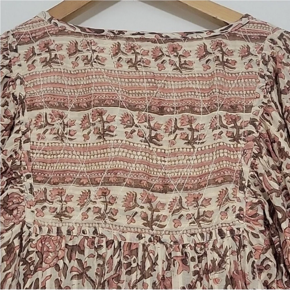 Cleobella Floral Smocked Crop Top - Picture 6 of 12